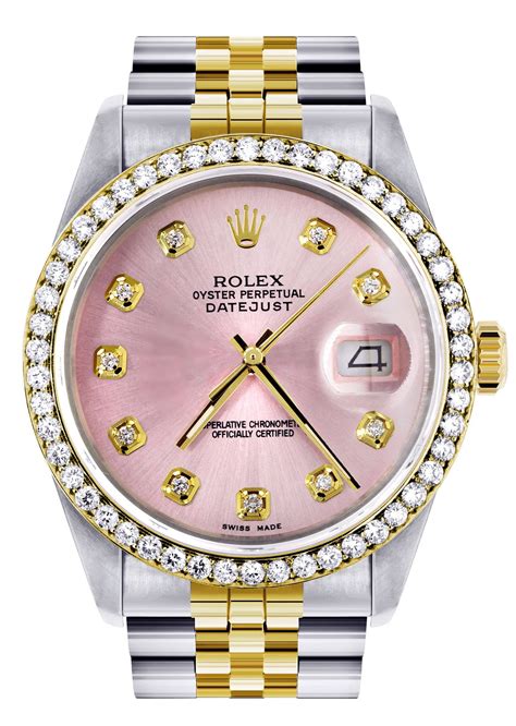 pink rolex gold